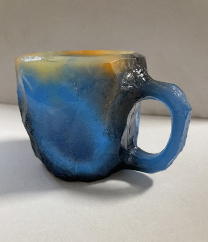 400ml Elegant Resin Mineral Crystal Coffee Mug – Unique & Stylish Gift