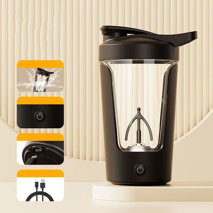 400ML Electric Protein Shaker Bottle – Automatic Mixing Cup