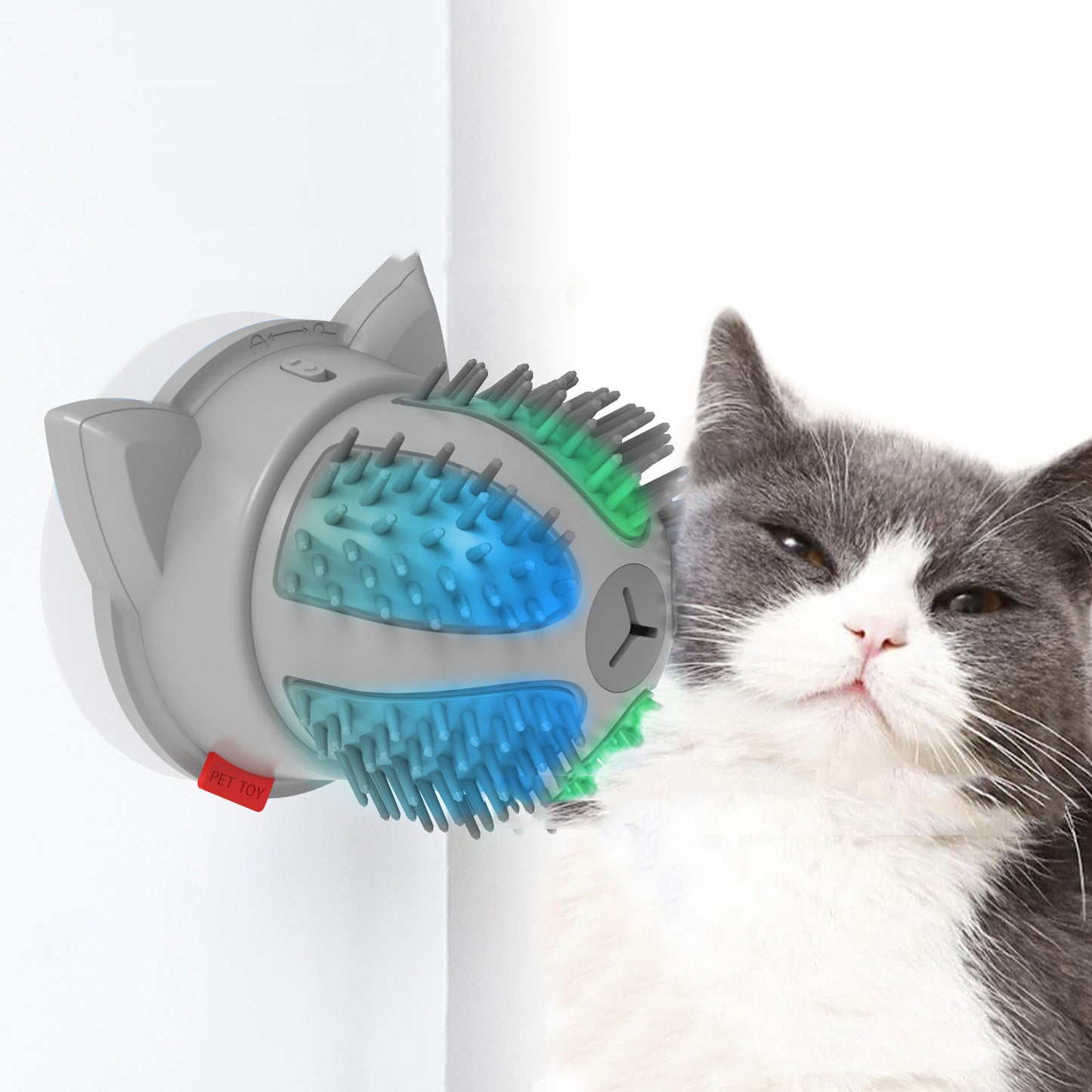 Electric Pets Cat Brush LED Toy Massager Pet Products