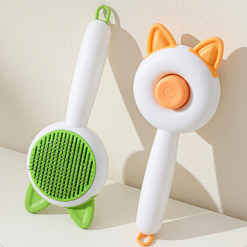 Self-Cleaning Pet Brush  Easy Grooming for Dogs & Cats