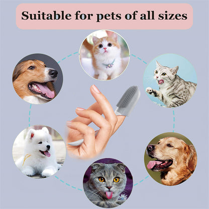 Silicone Finger Toothbrush for Dogs & Cats – Gentle & Effective Oral Care