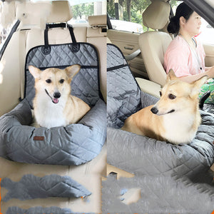 2-in-1 Multifunctional Pet Car Mat & Nest – Comfort & Protection for Travel