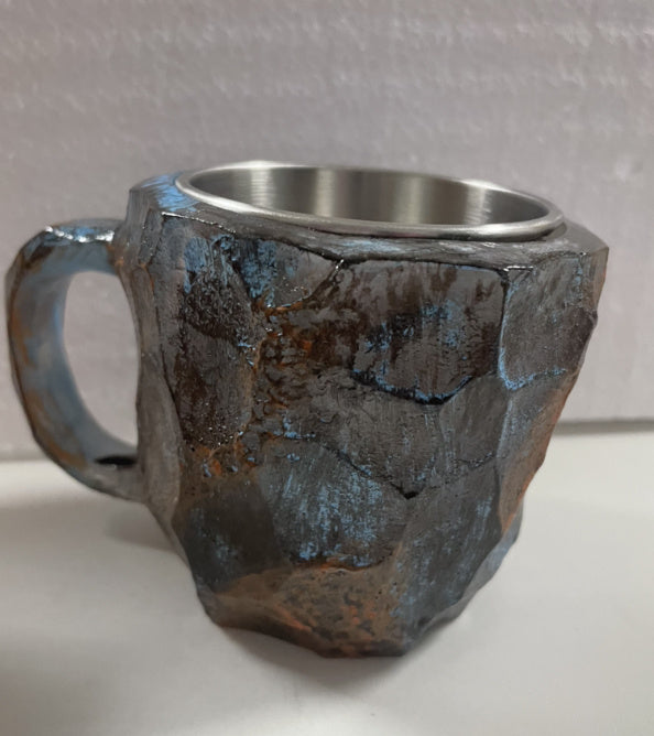 400ml Elegant Resin Mineral Crystal Coffee Mug – Unique & Stylish Gift