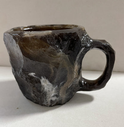 400ml Elegant Resin Mineral Crystal Coffee Mug – Unique & Stylish Gift