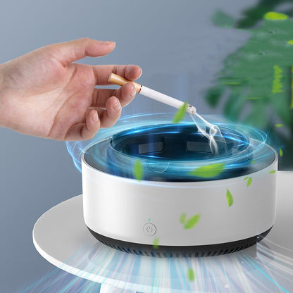 Smoke Removal Air Purification Ashtray – Anion Purification for Cars, Automatic Portable Air Purifier Ashtray Gadget