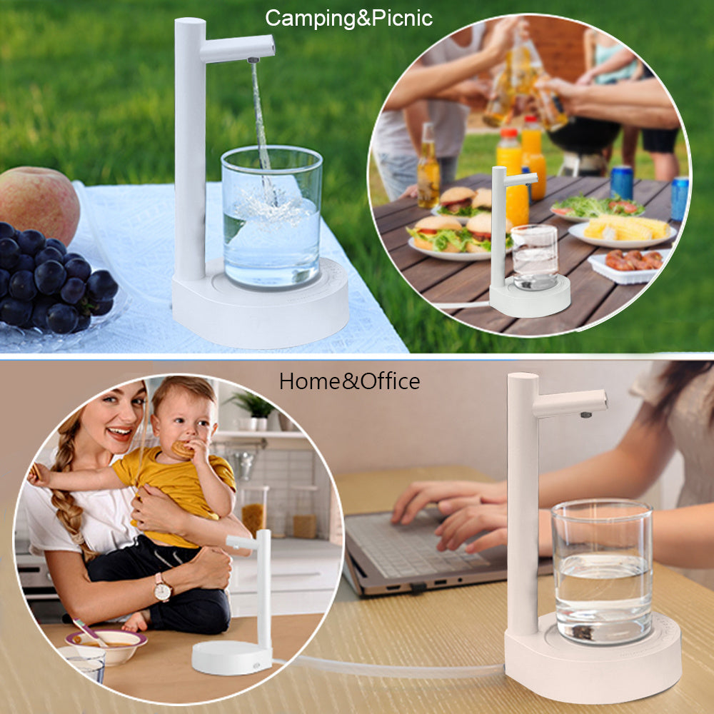 Electric Desk Water Gallon Dispenser – Rechargeable Automatic Water Bottle Dispenser