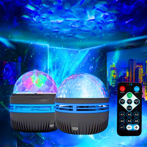 LED Star Galaxy Projector – Colorful Rotating Magic Light