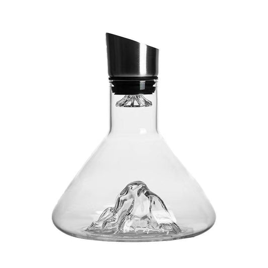 Crystal Iceberg Waterfall Wine Decanter