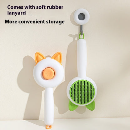 Self-Cleaning Pet Brush  Easy Grooming for Dogs & Cats