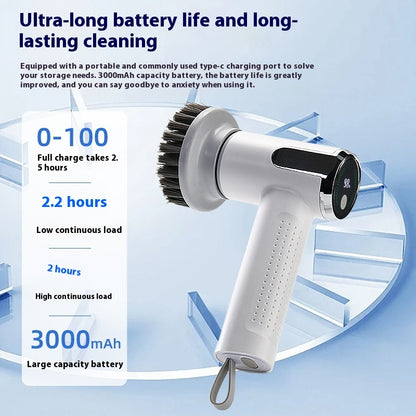 Multifunctional Smart Electric Cleaning Brush – Wireless & Waterproof