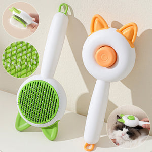 Self-Cleaning Pet Brush  Easy Grooming for Dogs & Cats