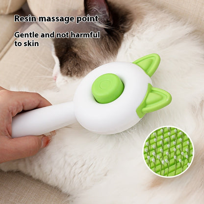 Self-Cleaning Pet Brush  Easy Grooming for Dogs & Cats